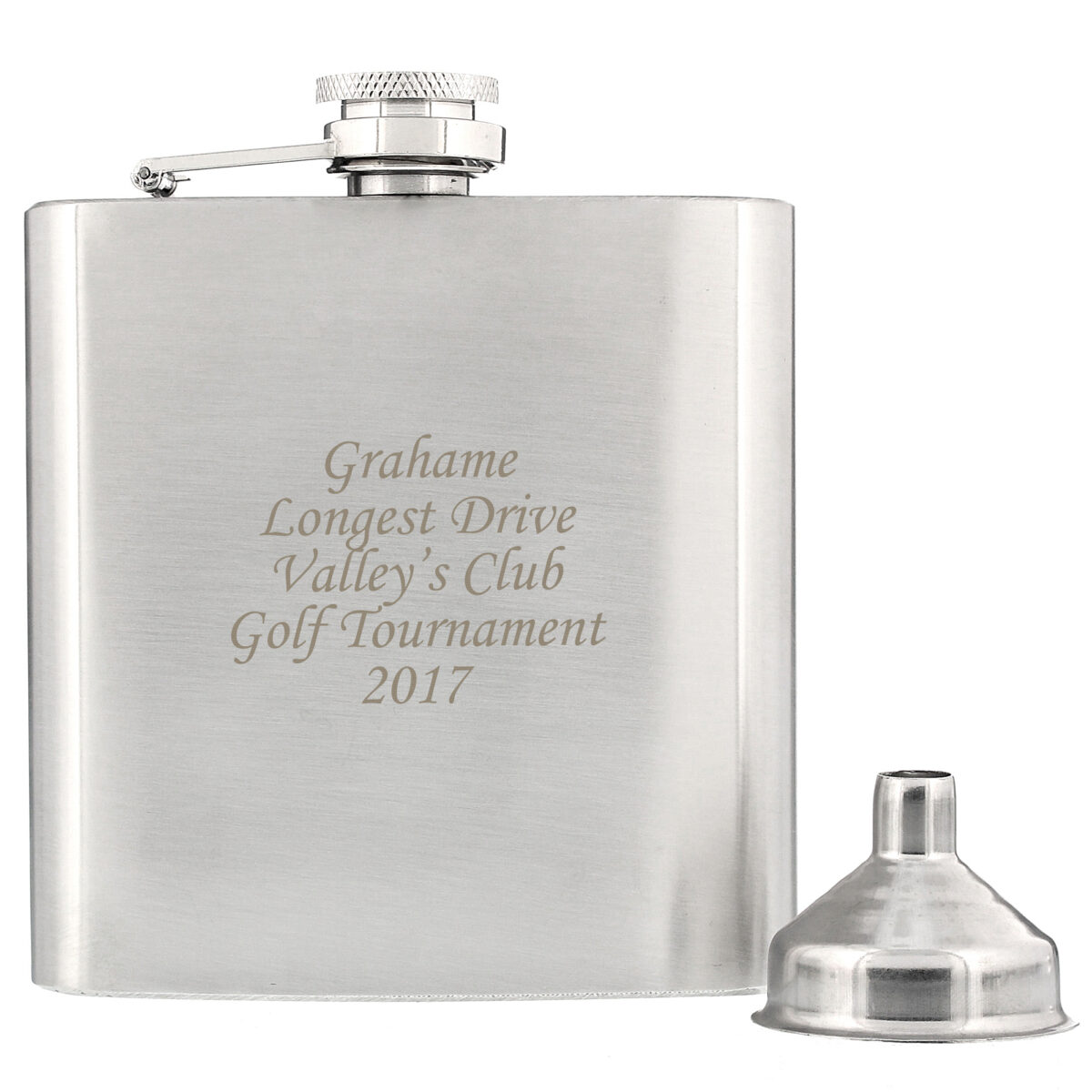 Personalised Boxed Stainless Steel Hip Flask - Image 7