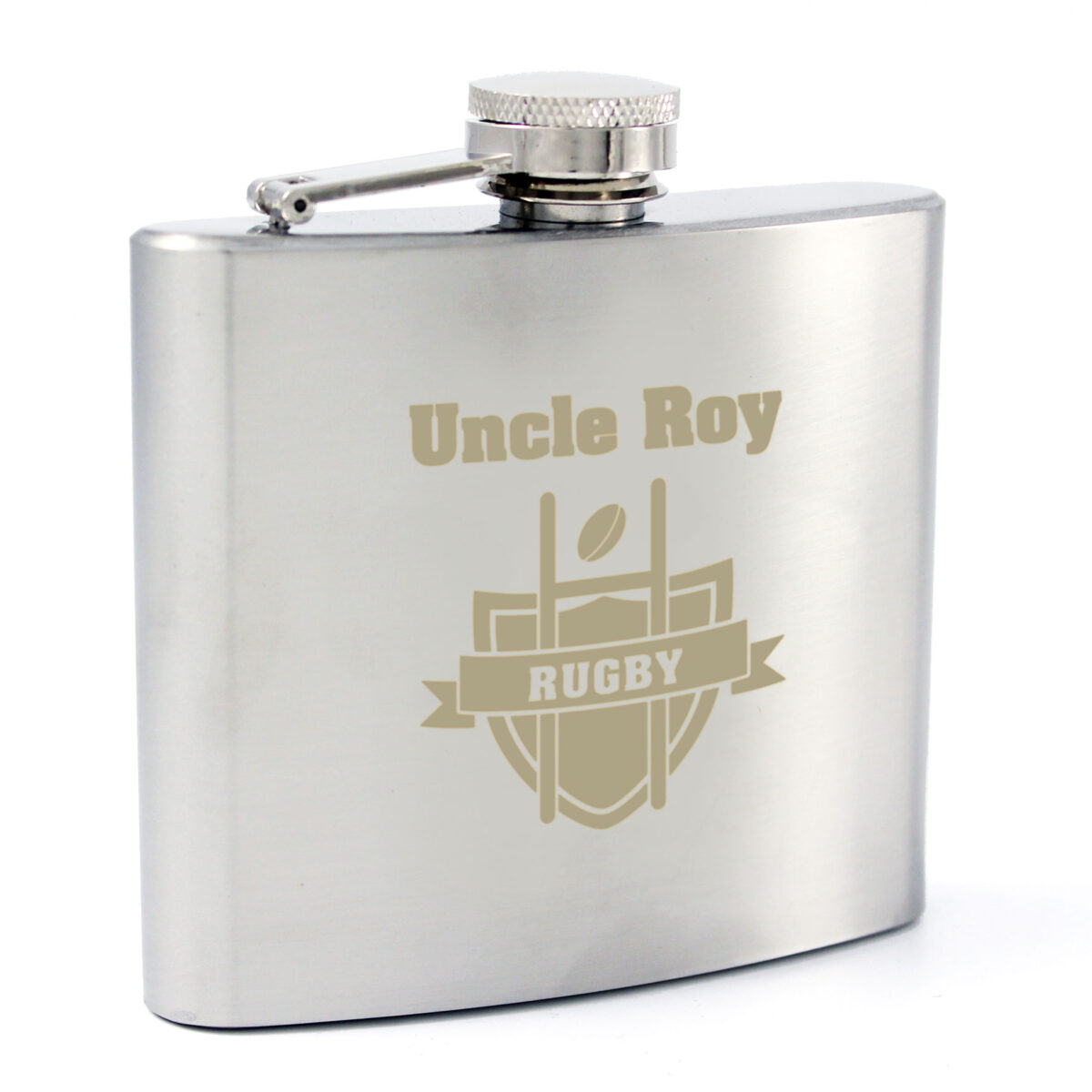 Personalised Rugby Hip Flask - Image 4