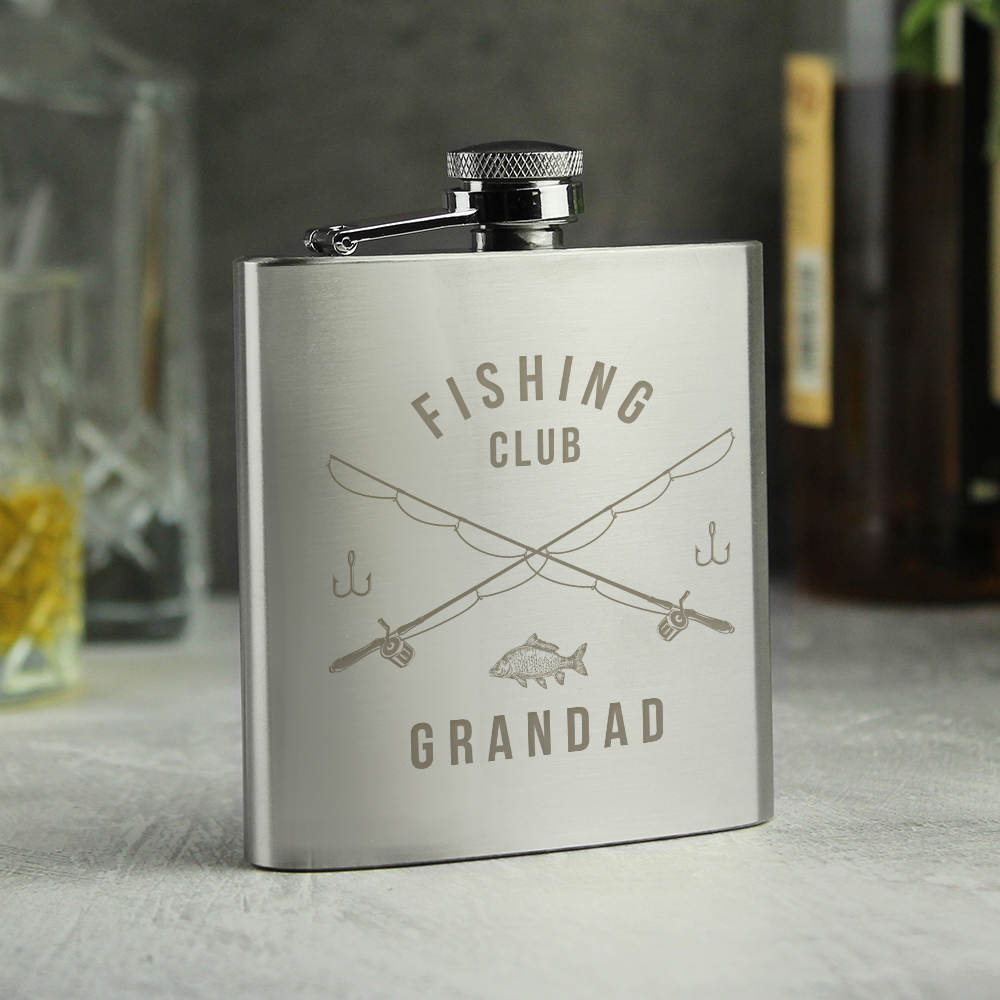 Personalised Fishing Hip Flask - Image 2