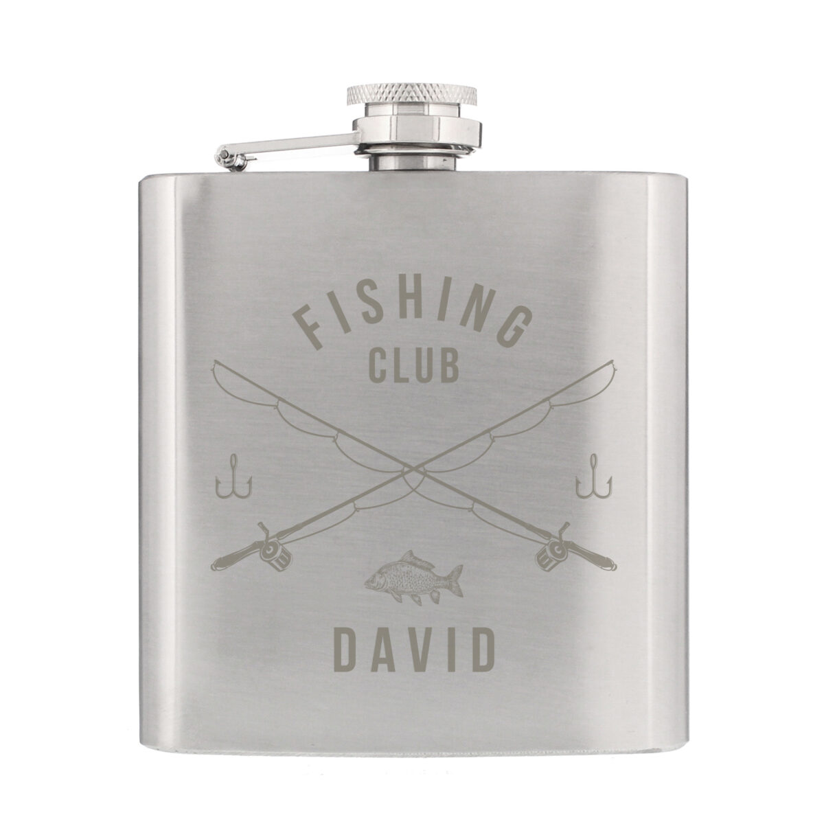 Personalised Fishing Hip Flask - Image 4