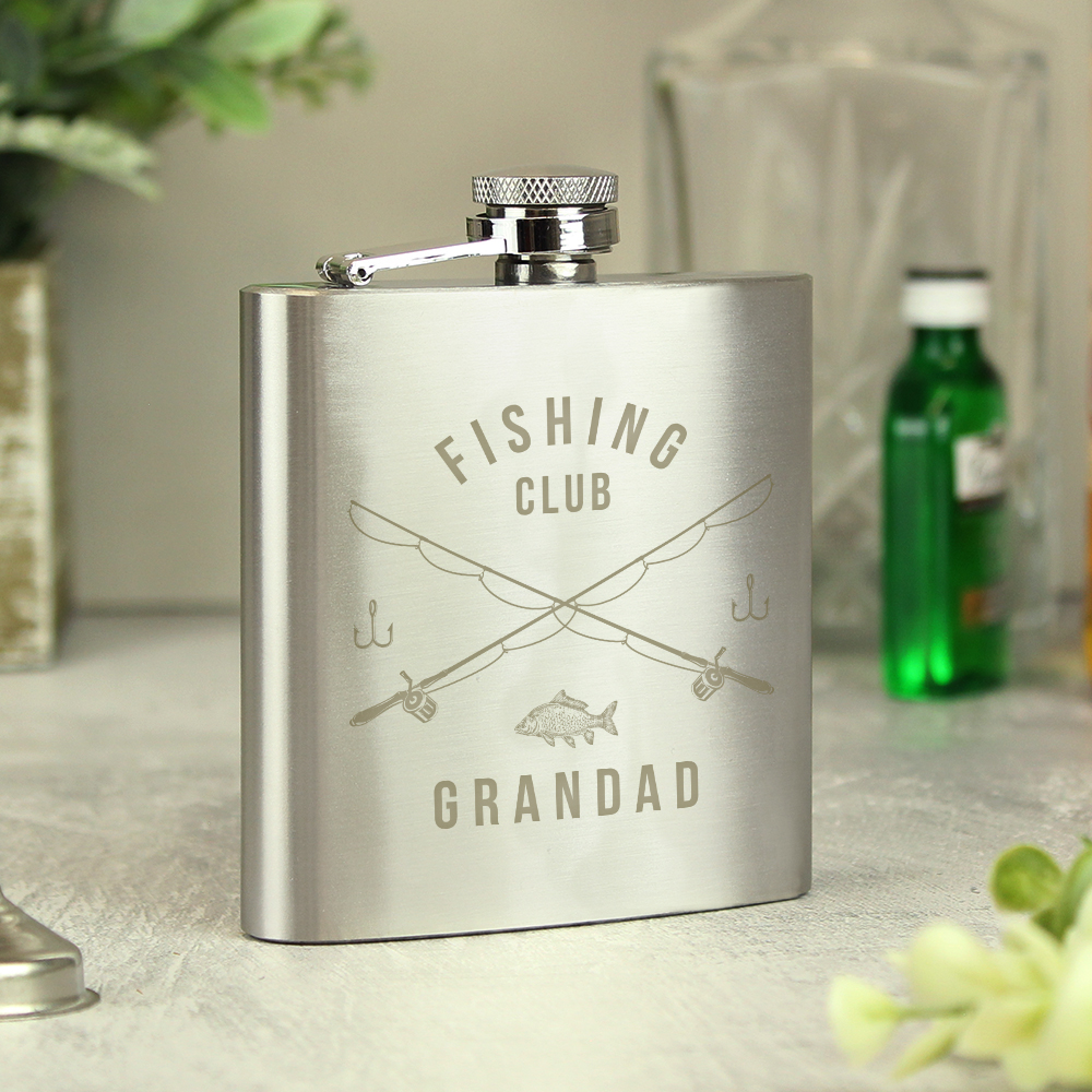 Personalised Fishing Hip Flask - Image 5