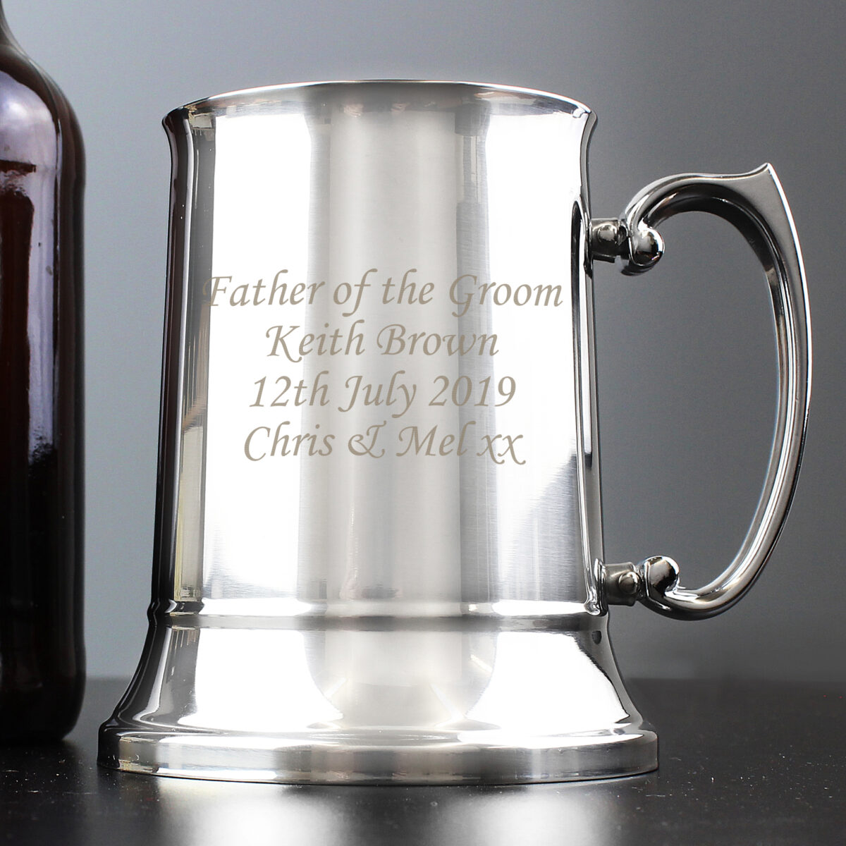 Personalised Stainless Steel Tankard - Image 2