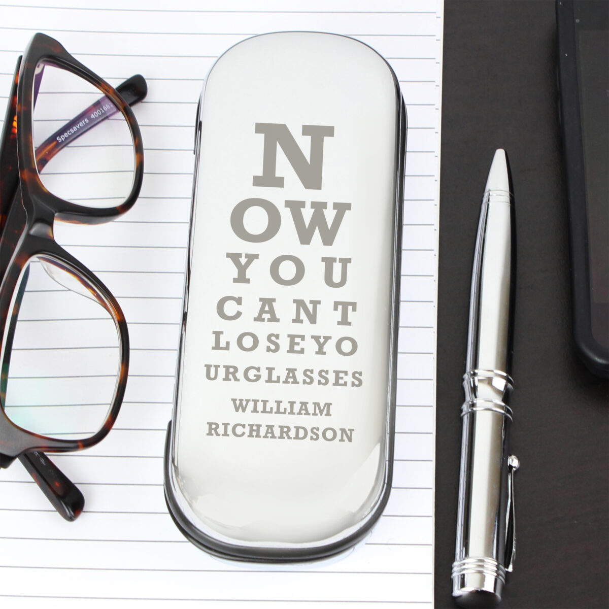 Personalised Eye Exam Glasses Case - Image 4
