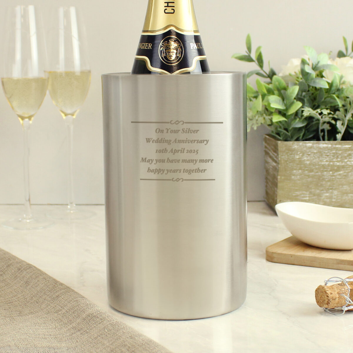 Personalised Any Message Wine Cooler - Image 2