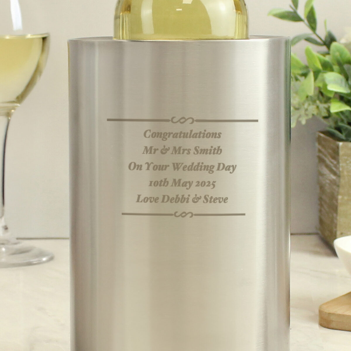 Personalised Any Message Wine Cooler - Image 5