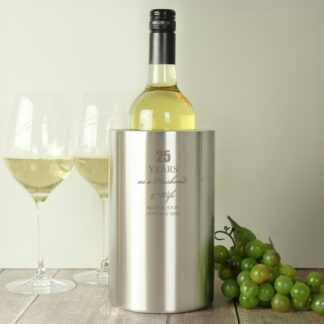 Personalised Anniversary Wine Cooler