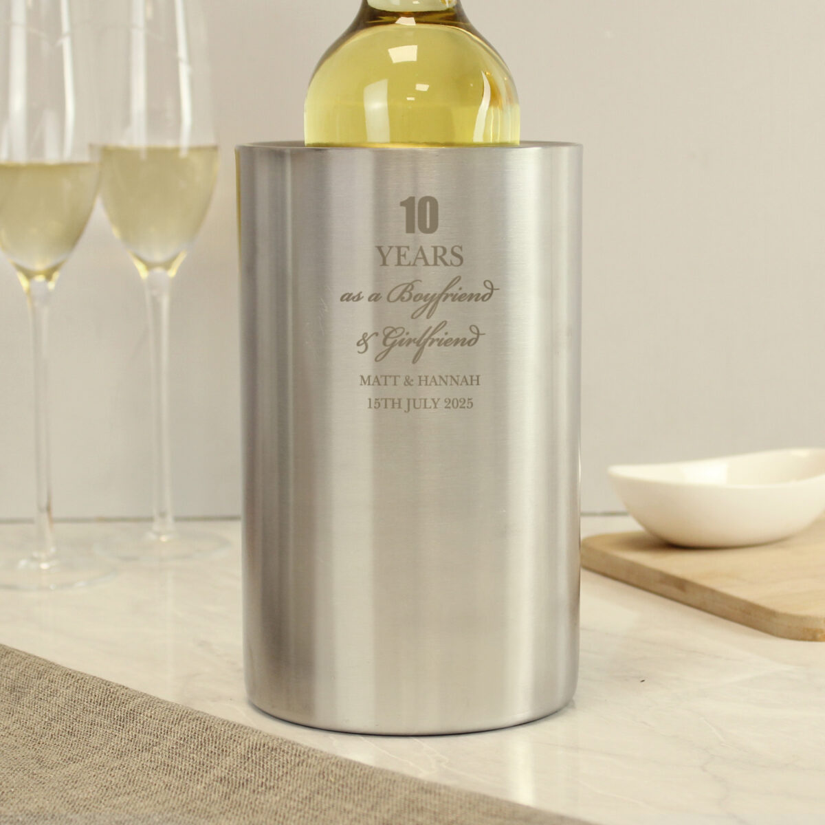 Personalised Anniversary Wine Cooler - Image 3