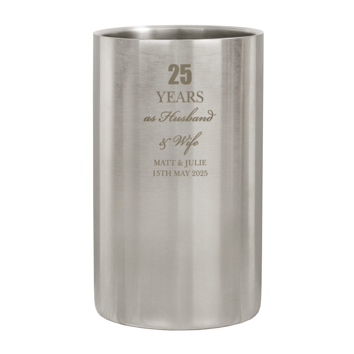 Personalised Anniversary Wine Cooler - Image 4