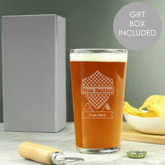 Personalised Formula 1 Pint Glass