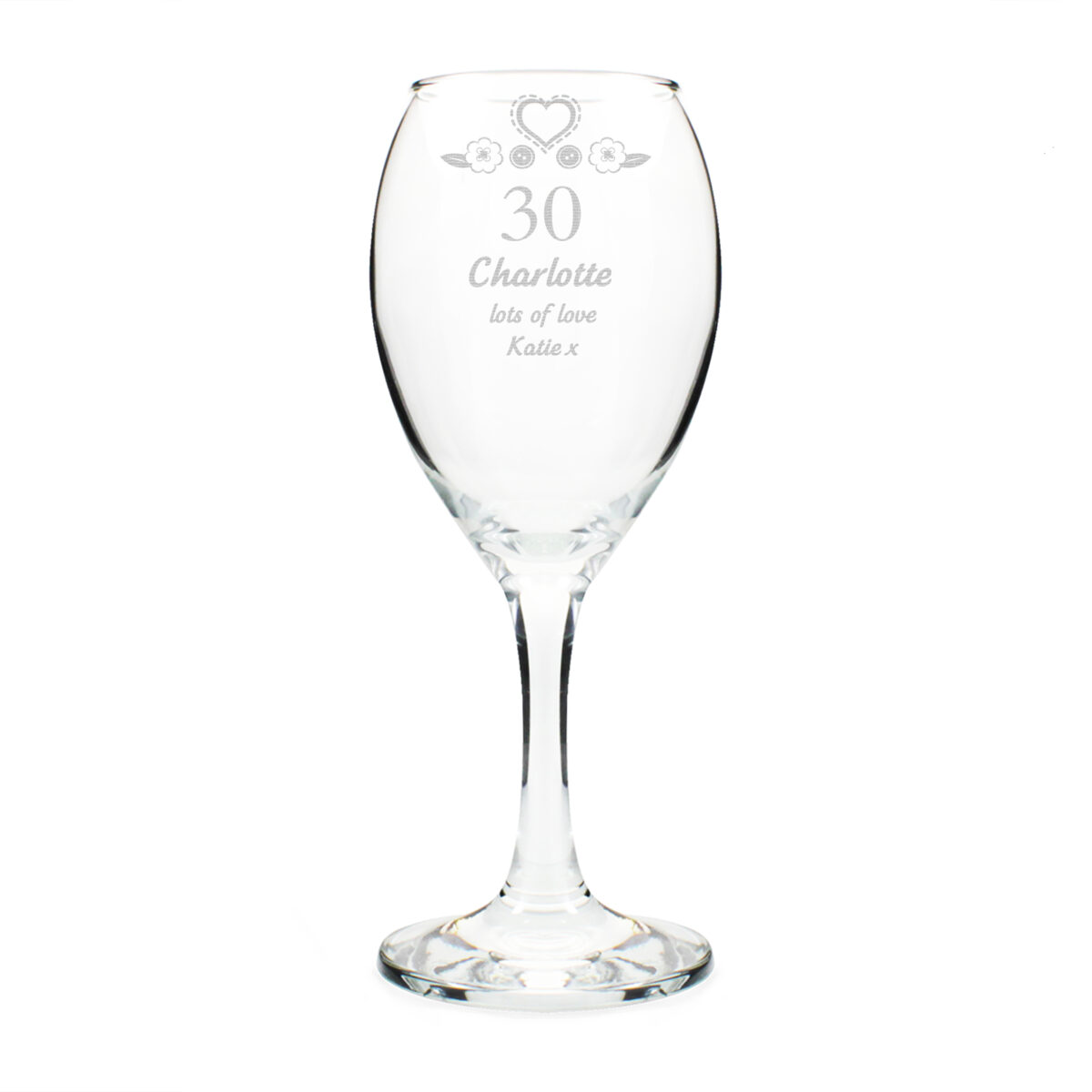 Personalised Birthday Craft Wine Glass - Image 5