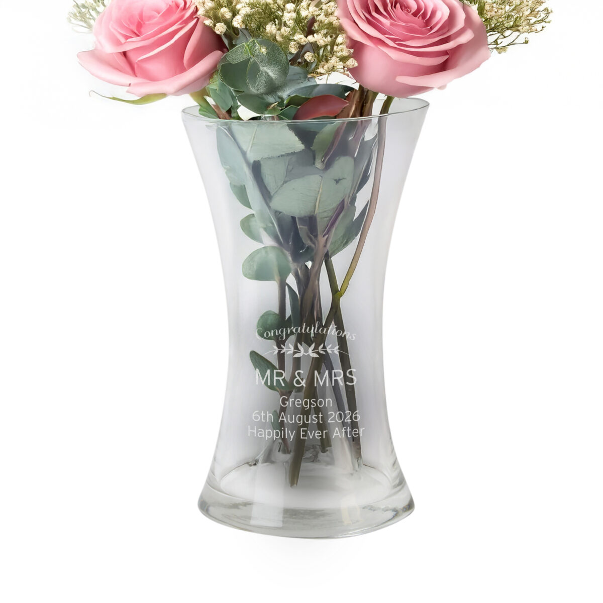 Personalised Classic Glass Vase - Image 3