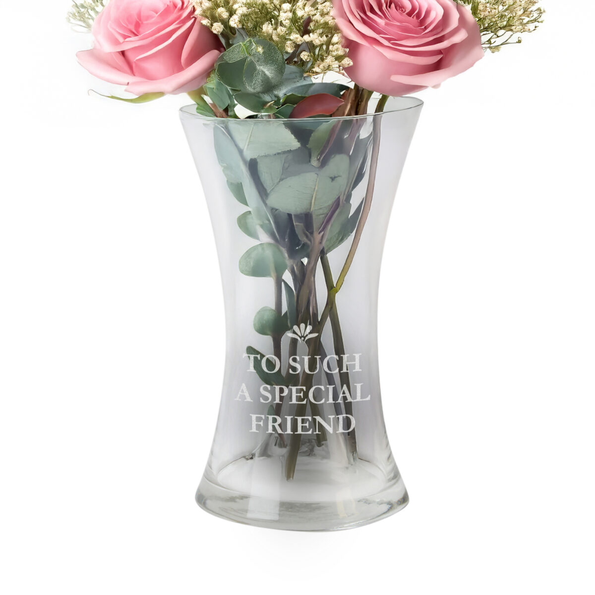 Personalised Bold Font Glass Vase - Image 3