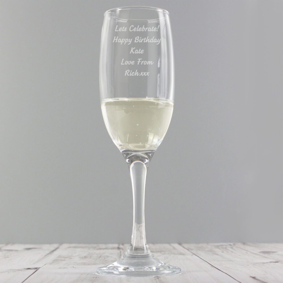 Personalised Any Message Prosecco Flute - Image 3