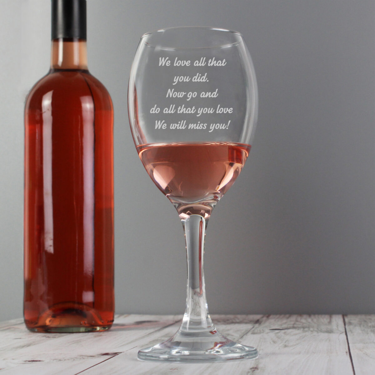 Personalised Any Message Wine Glass - Image 2