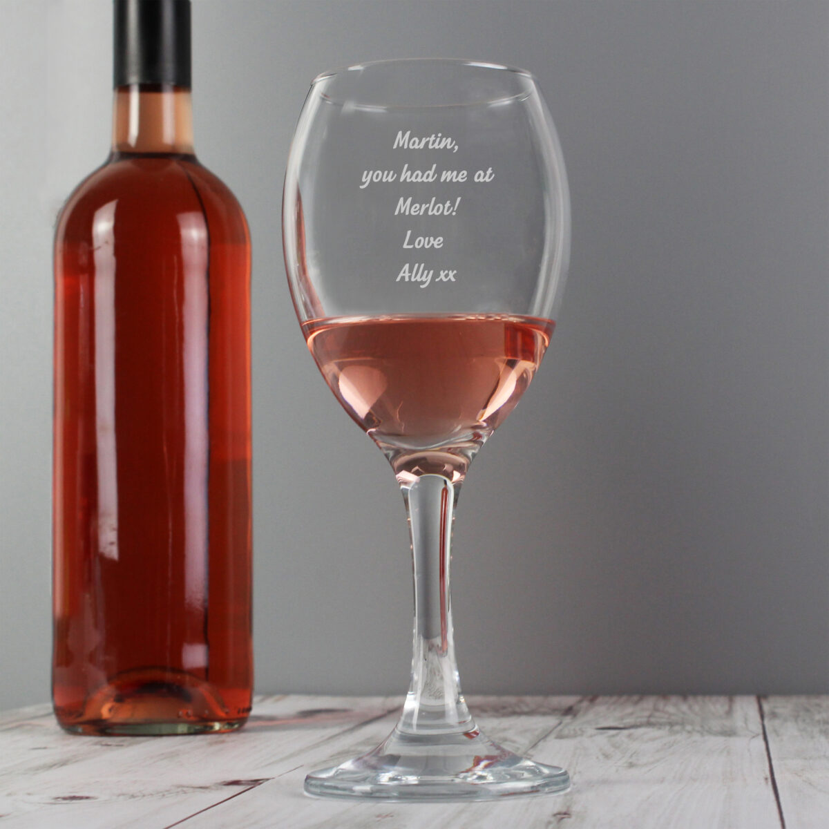 Personalised Any Message Wine Glass - Image 3