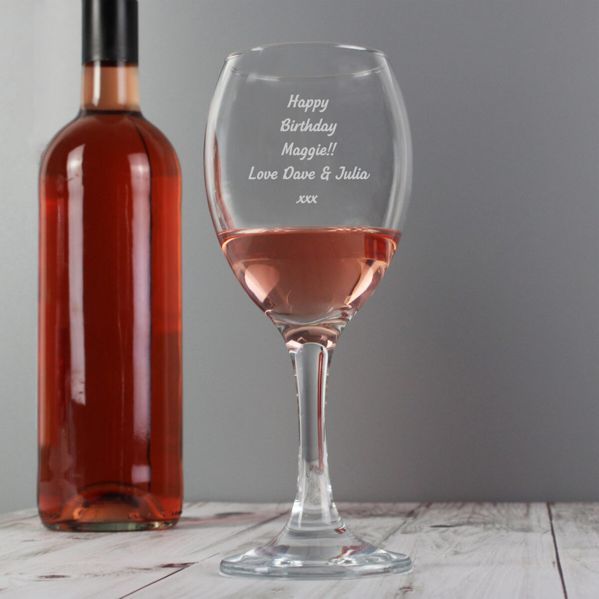 Personalised Any Message Wine Glass - Image 6