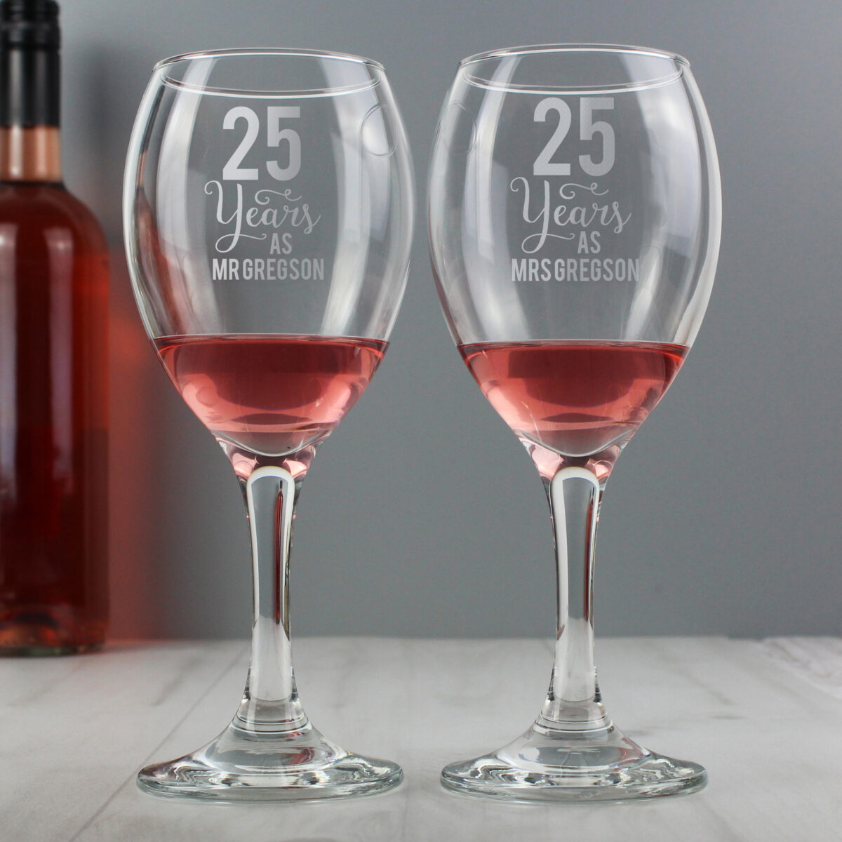Personalised Years As... Wine Glass Set - Image 3