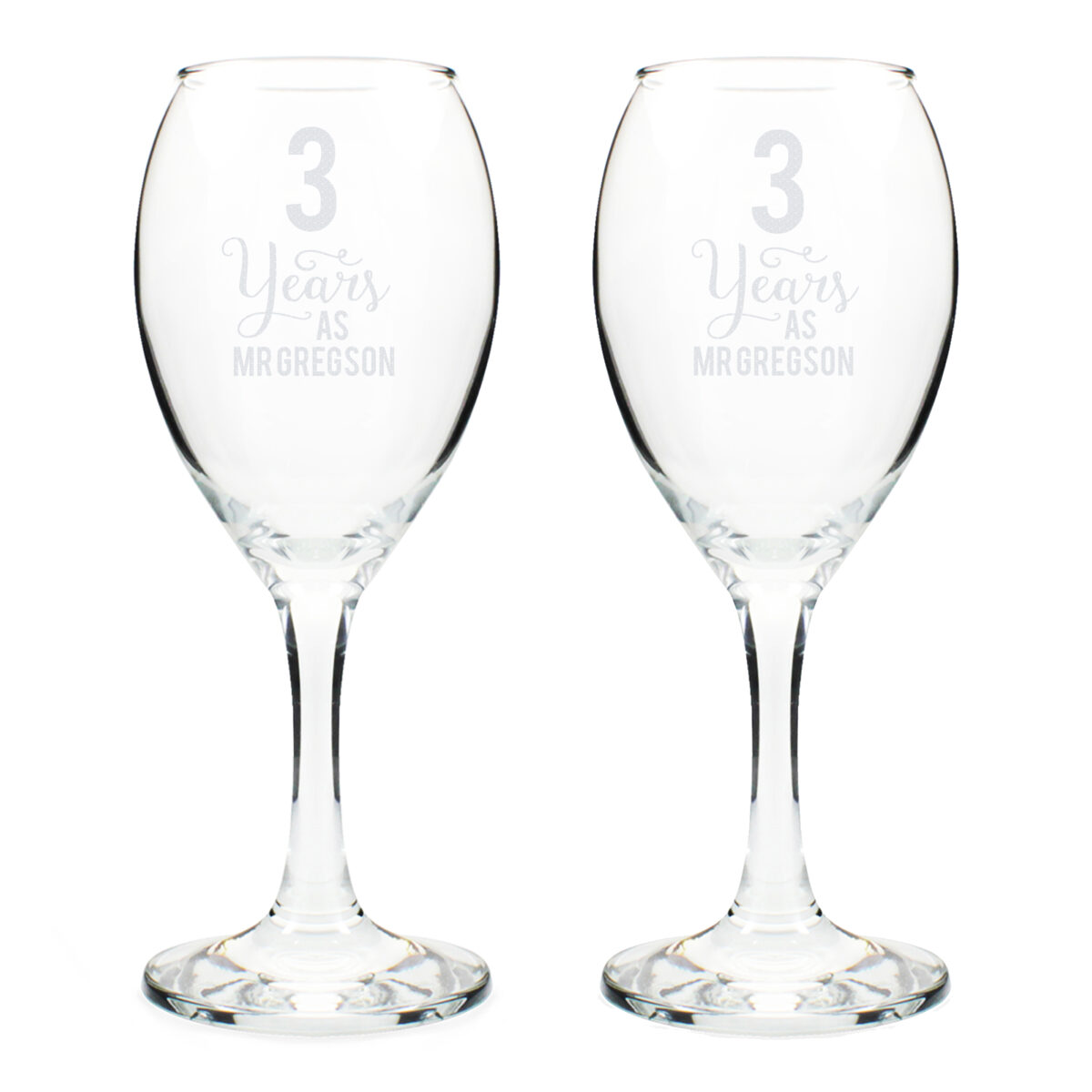 Personalised Years As... Wine Glass Set - Image 4