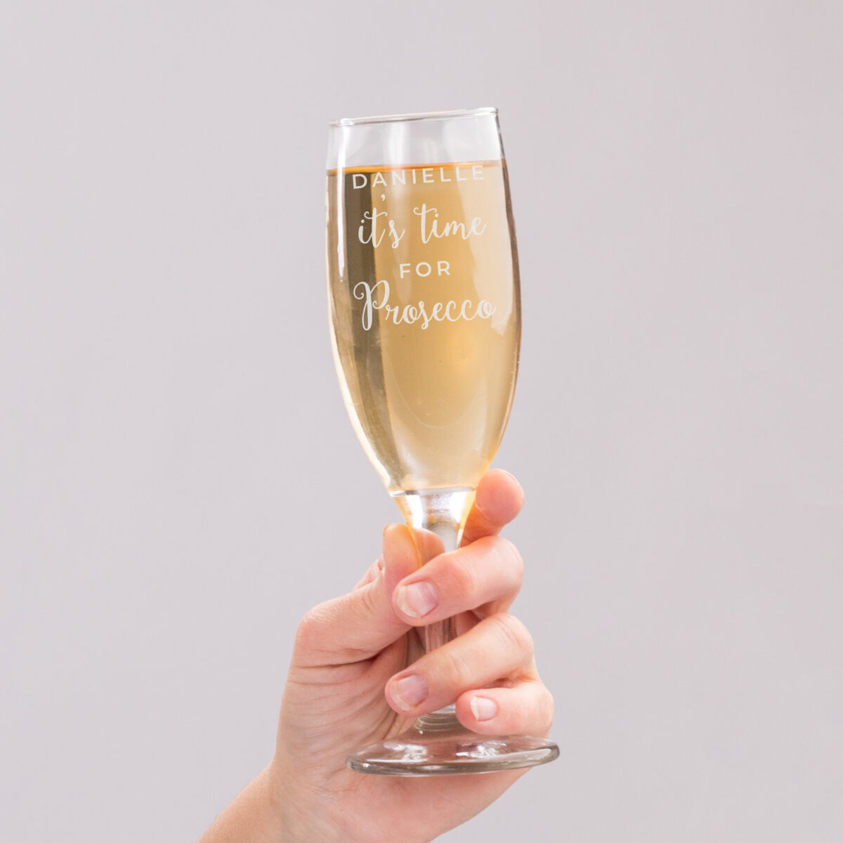 Personalised 'It's Time for Prosecco' Flute - Image 3