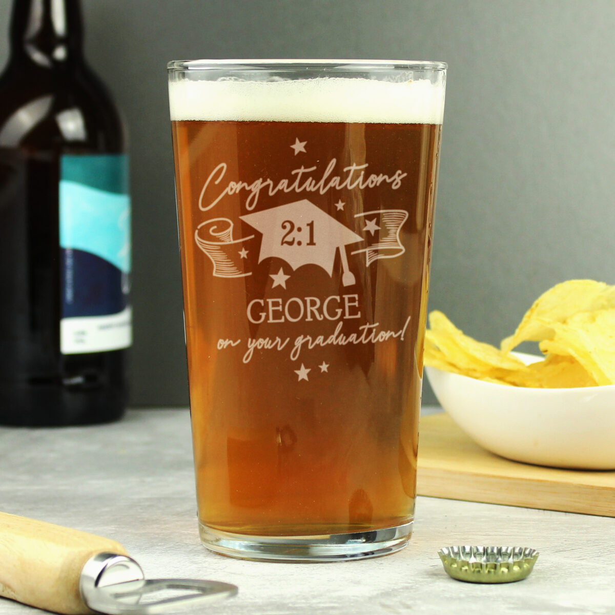 Personalised Graduation Pint Glass - Image 2