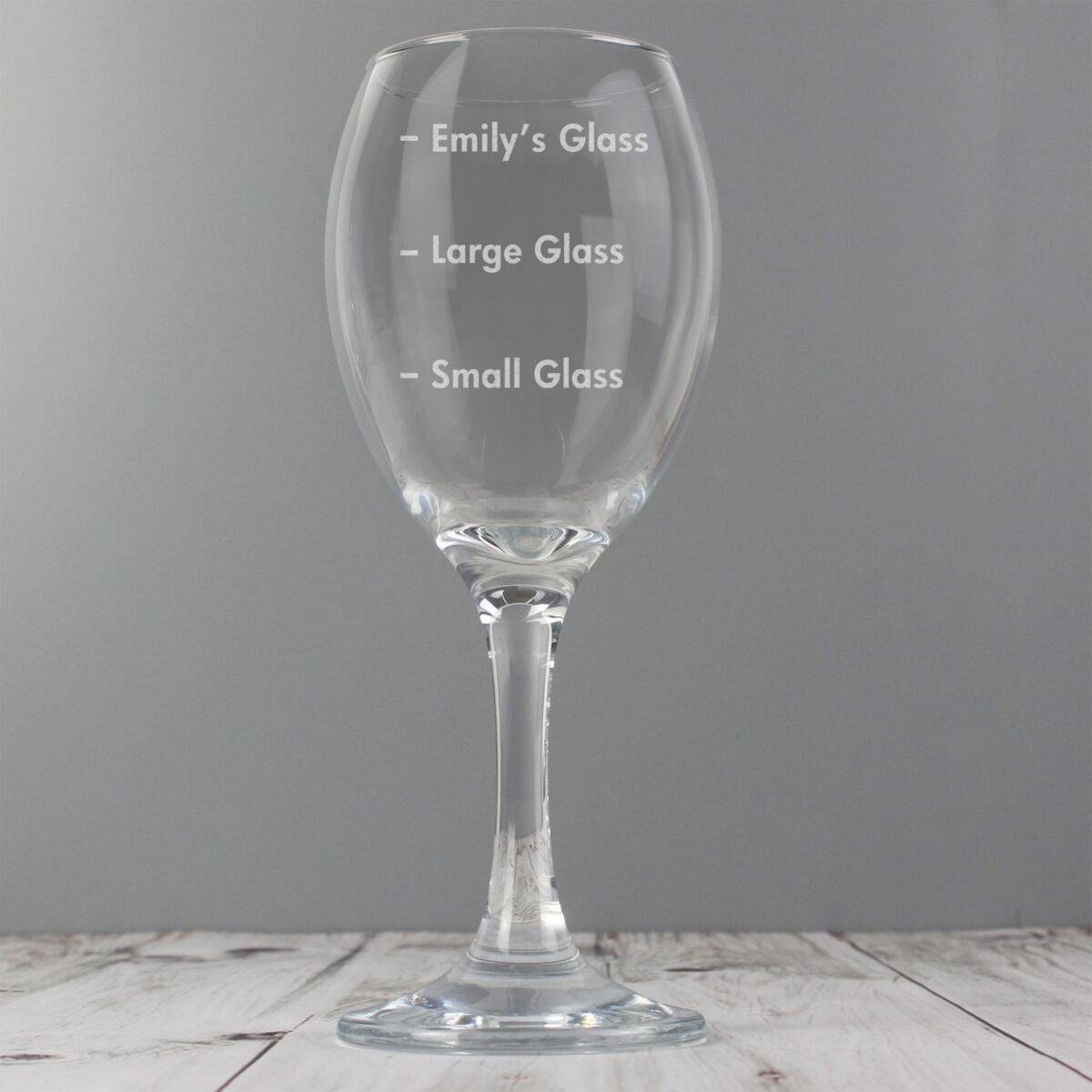 Personalised Measures Wine Glass - Image 2