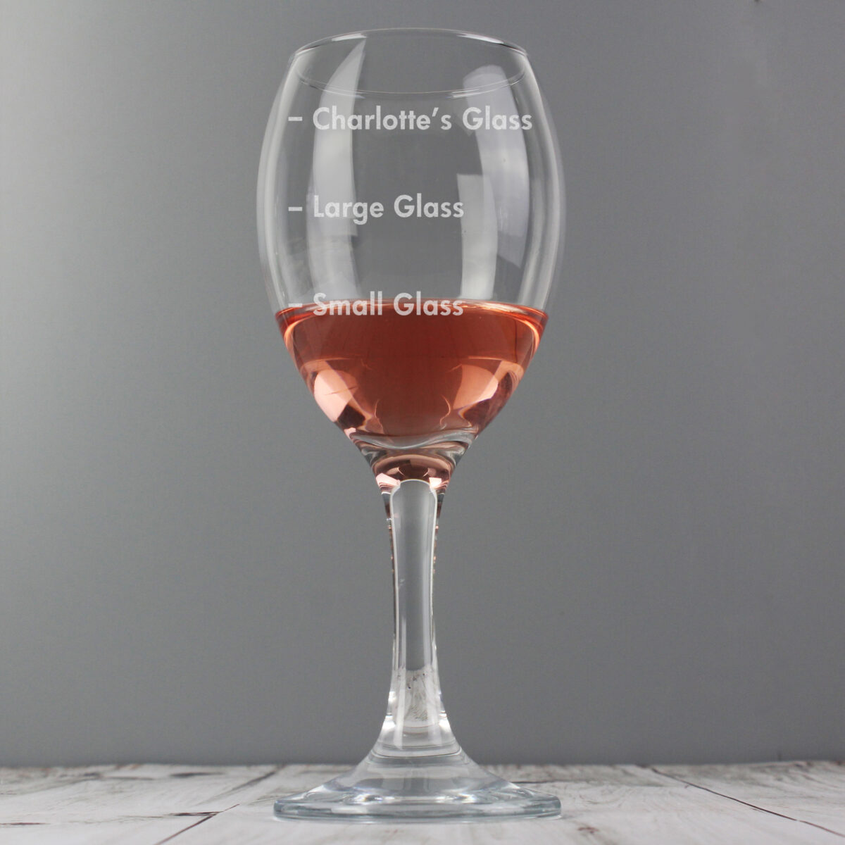 Personalised Measures Wine Glass - Image 3