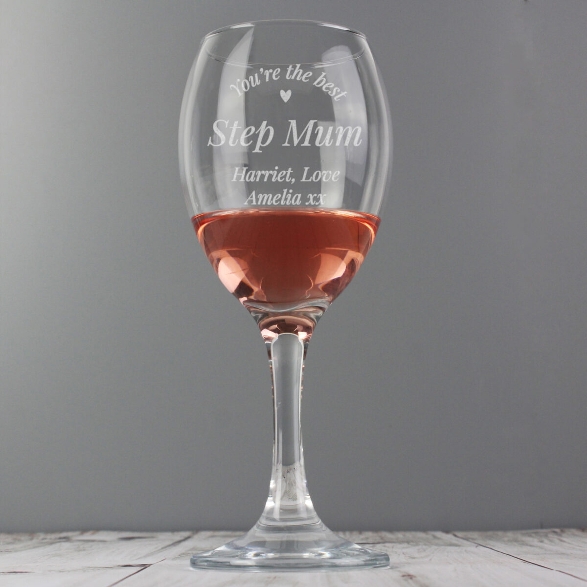 Personalised You Are The Best Wine Glass - Image 3