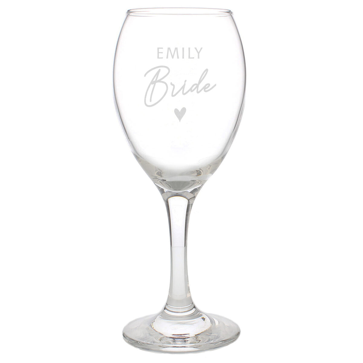 Personalised Bride Wine Glass - Image 4
