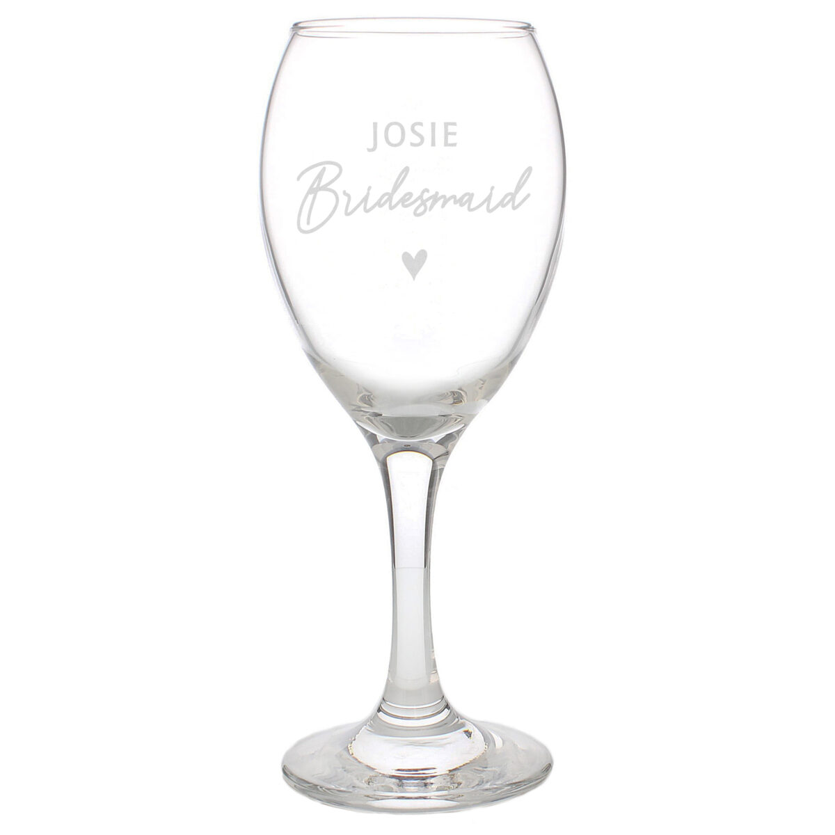 Personalised Bridesmaid Wine Glass - Image 4