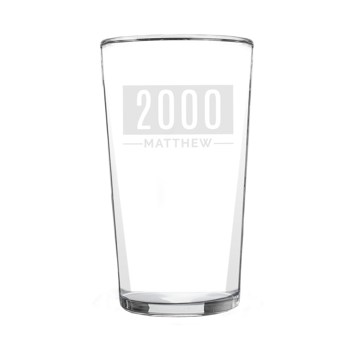 Personalised Name & Date Pint Glass - Image 4