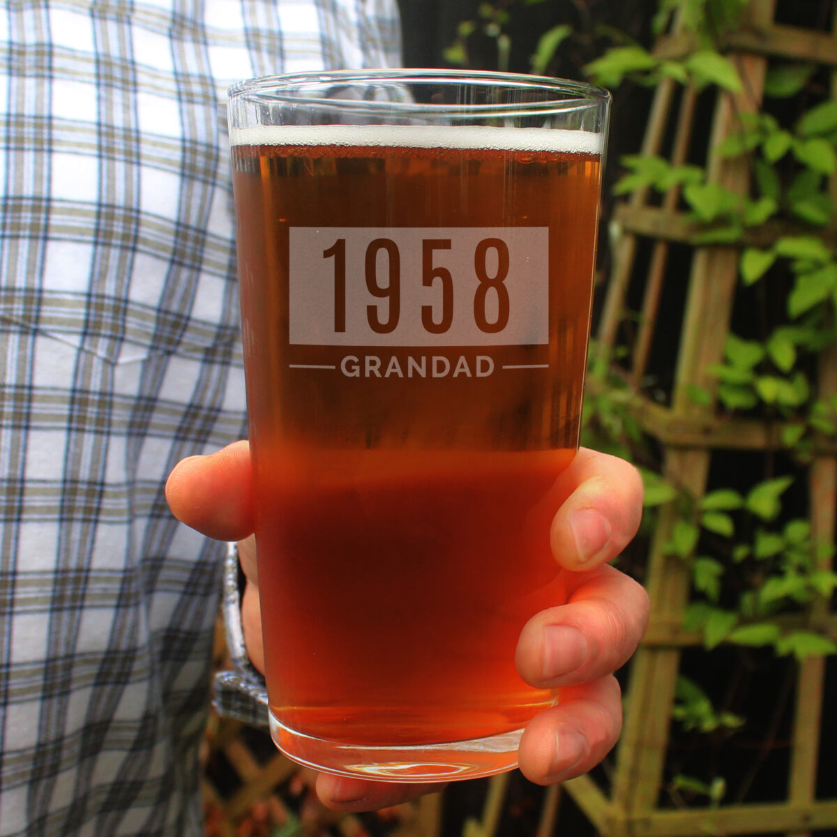 Personalised Name & Date Pint Glass - Image 5