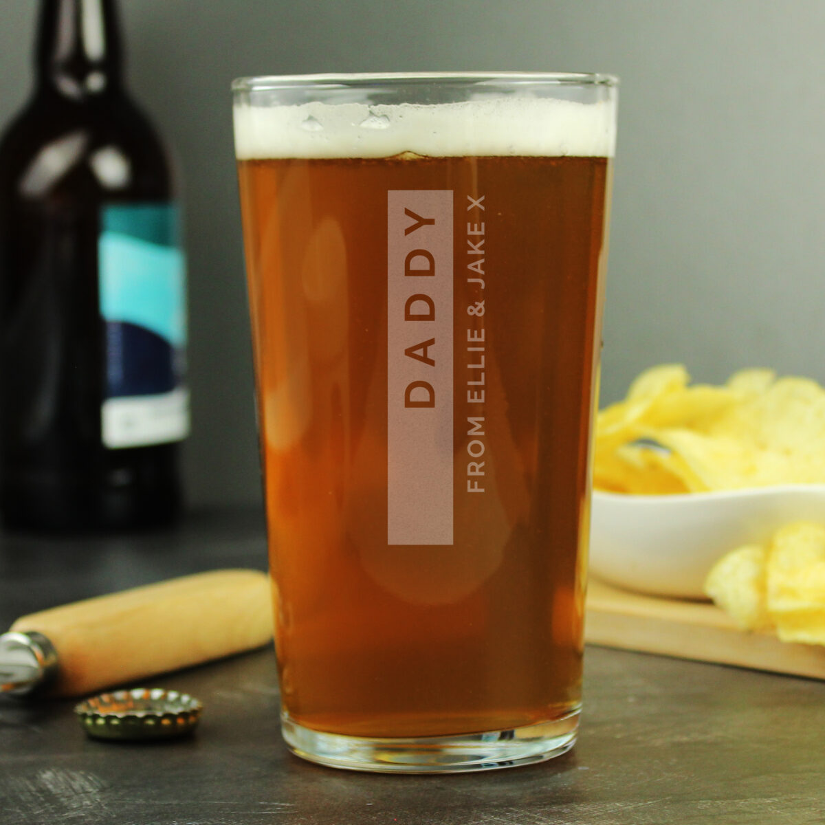 Personalised Free Text Pint Glass - Image 2