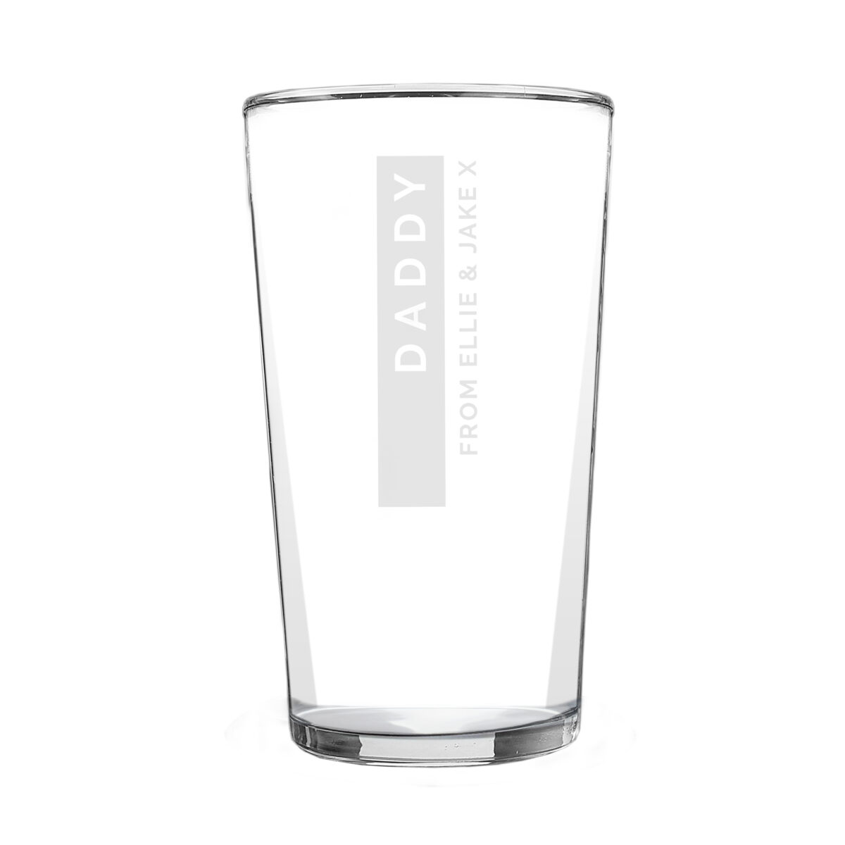 Personalised Free Text Pint Glass - Image 4