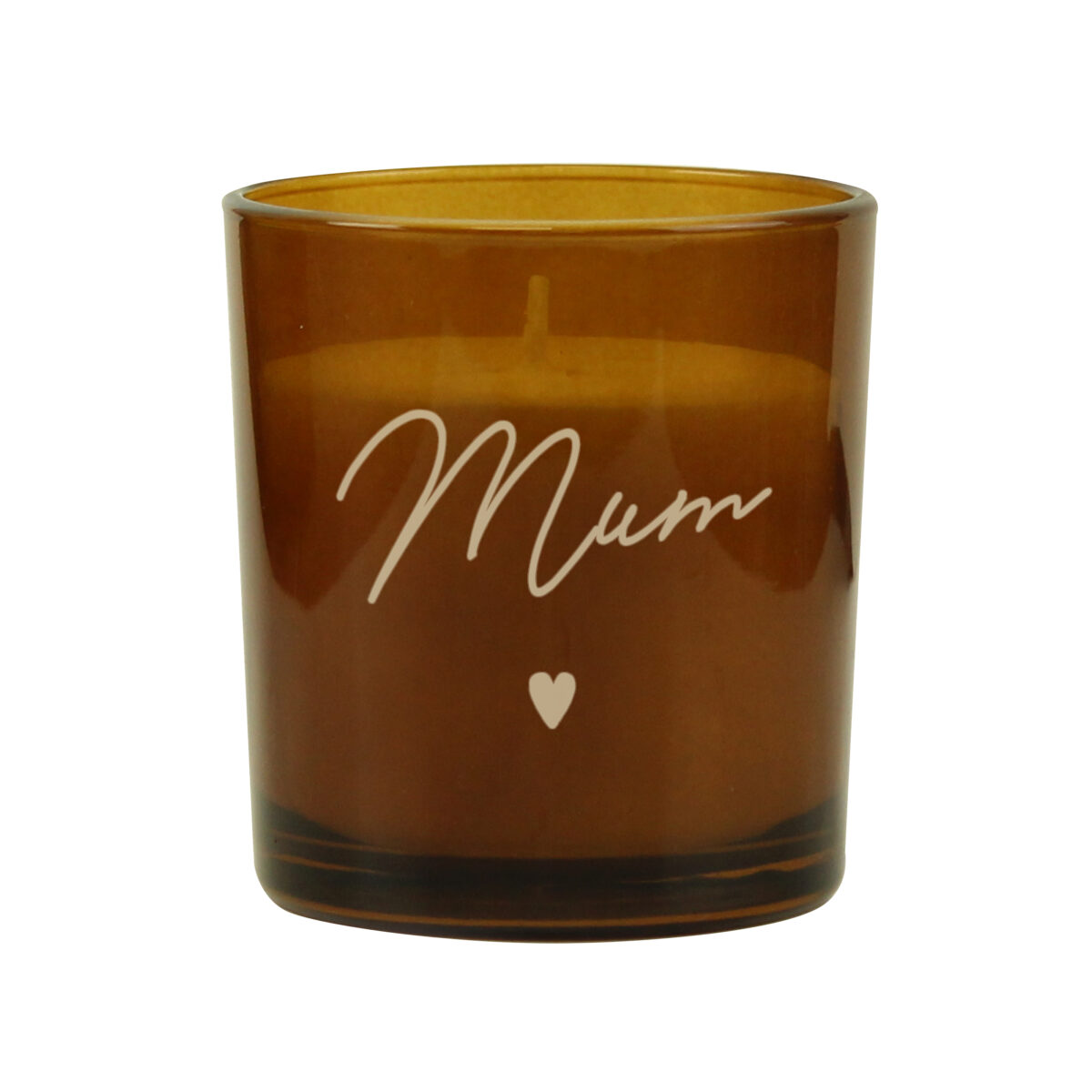 Personalised Amber Glass Candle - Image 4