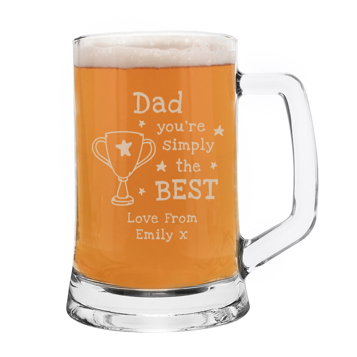 Personalised Simply The Best Pint Tankard - Image 3