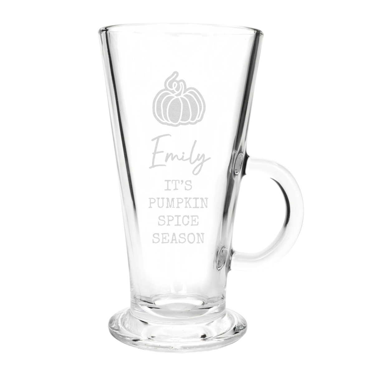 Personalised Pumpkin Latte Glass - Image 3