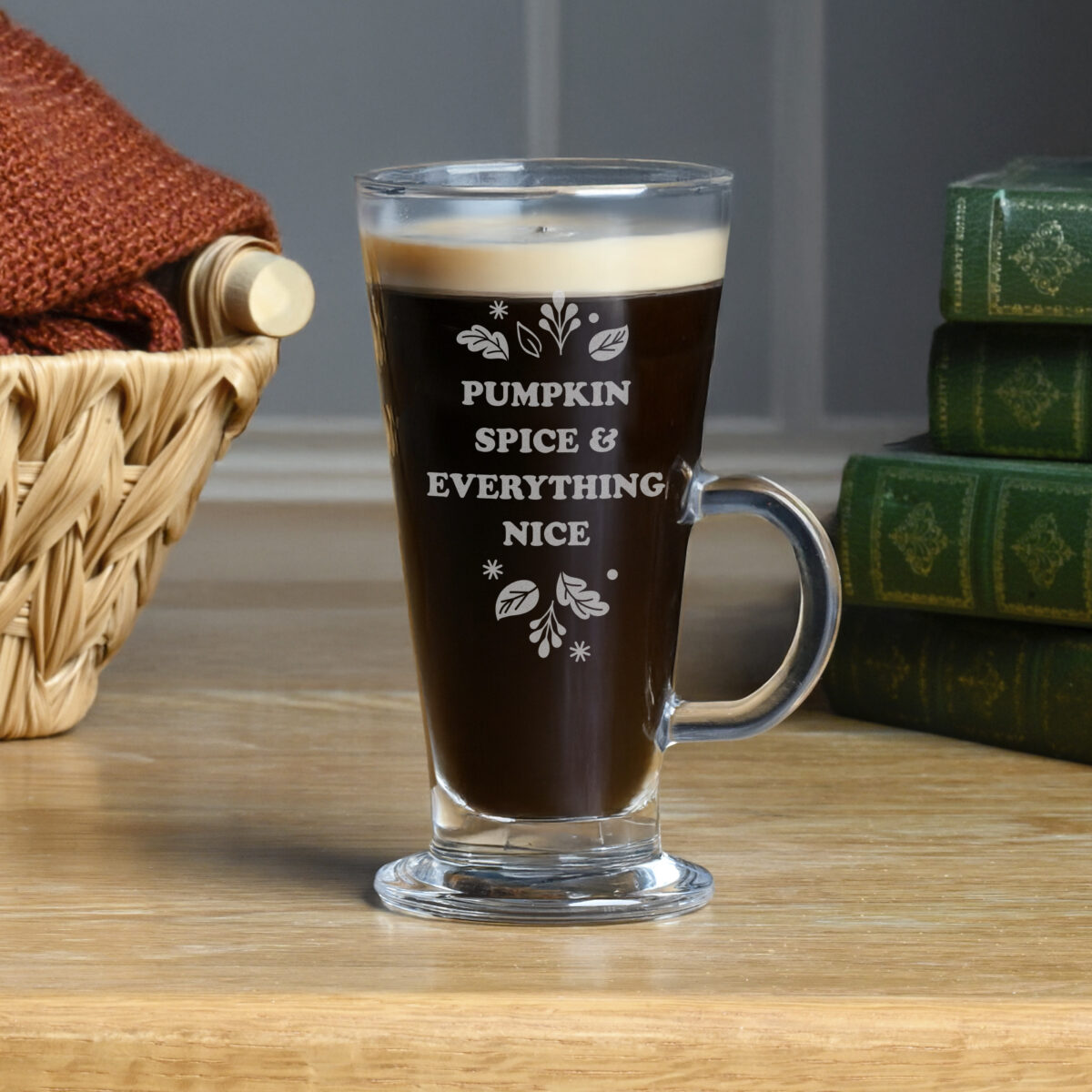 Personalised Autumn Latte Glass - Image 2