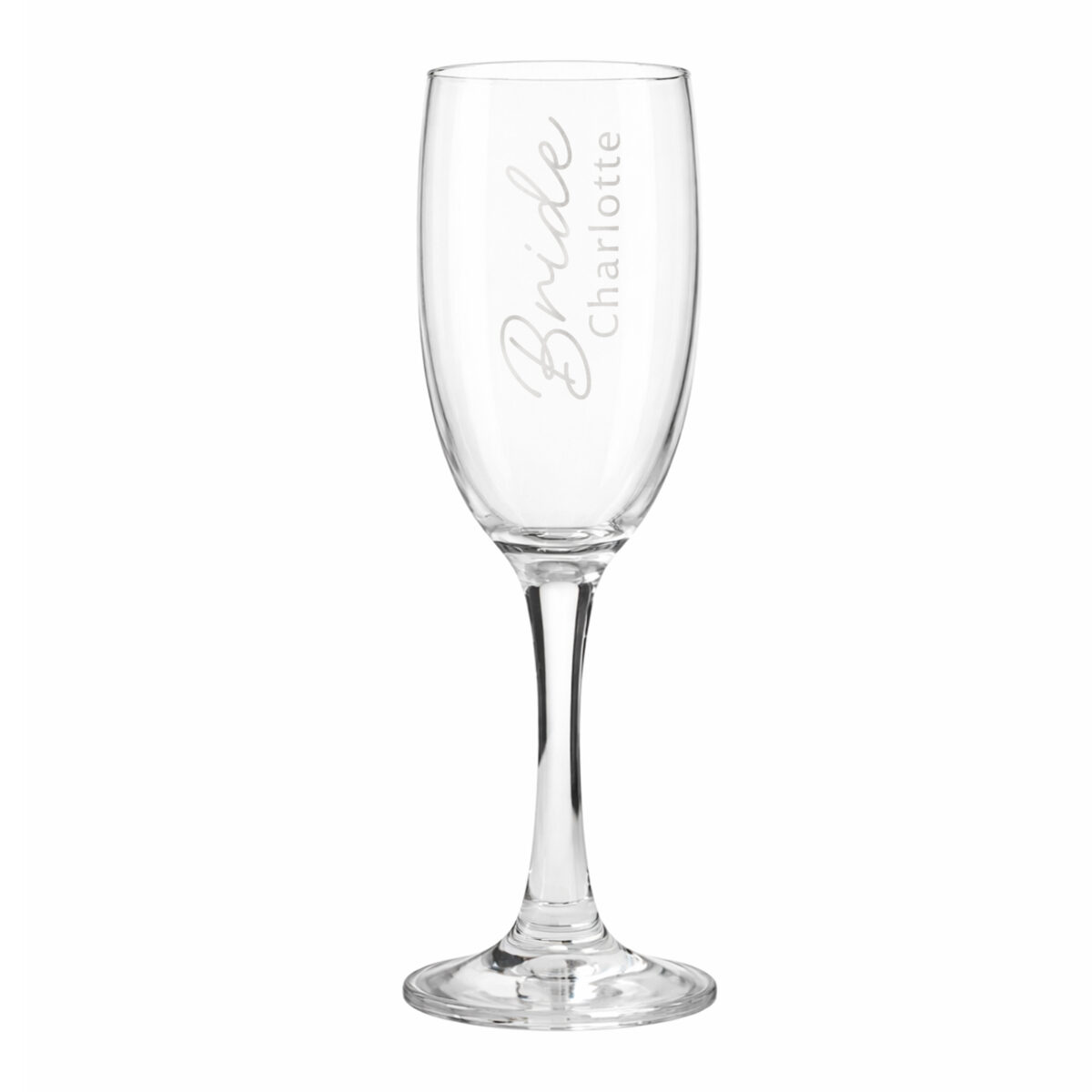Personalised Bride Elegant Flute Glass - Image 4
