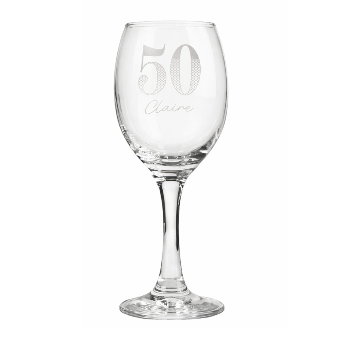 Personalised Big Age Wine Glass - Image 4