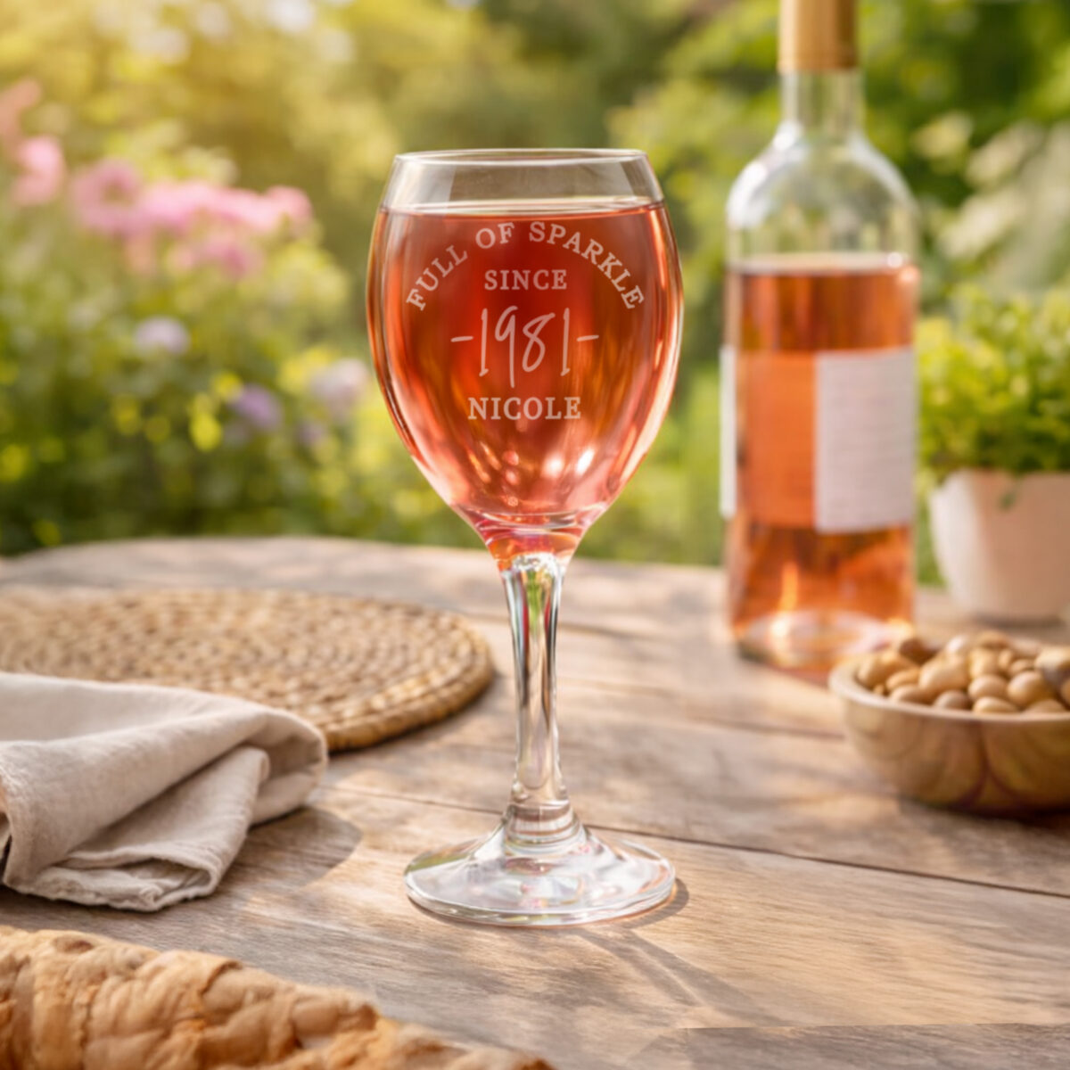 Personalised Since Wine Glass - Image 2