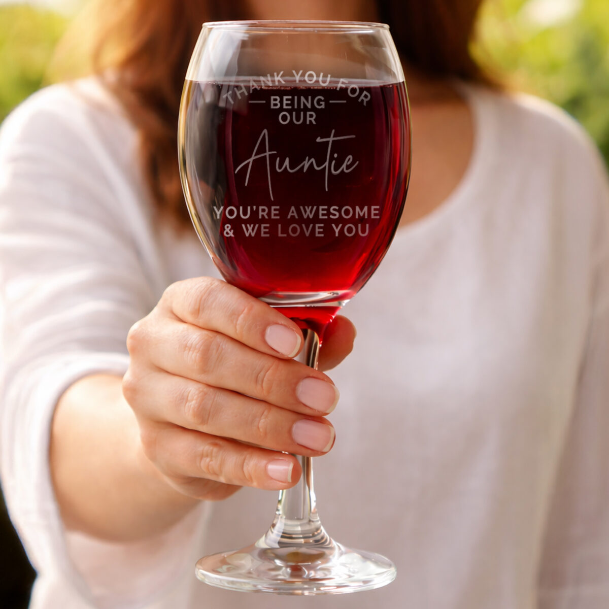 Personalised Thank you Wine Glass - Image 3