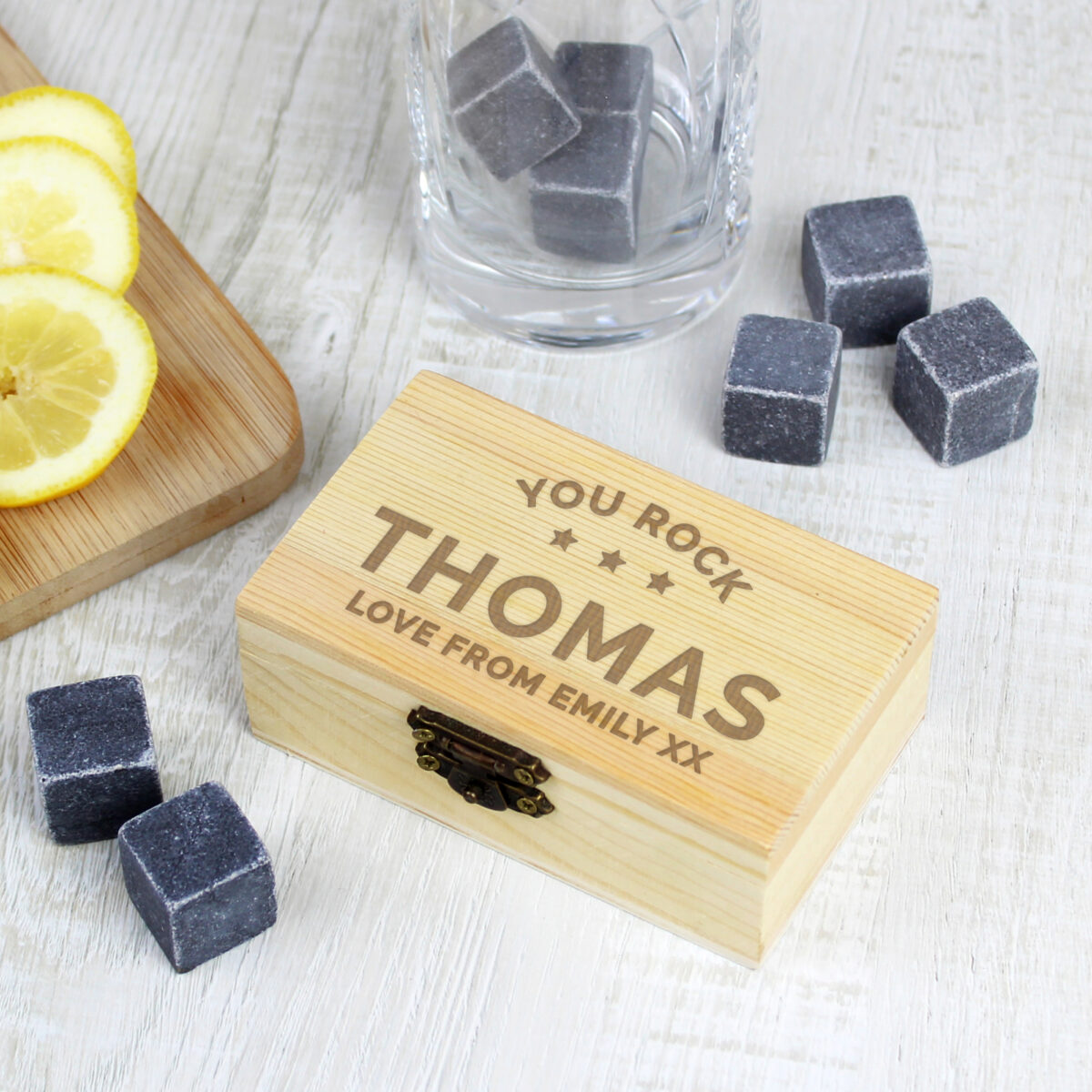 Personalised Stars Free Text Cooling Stones - Image 4