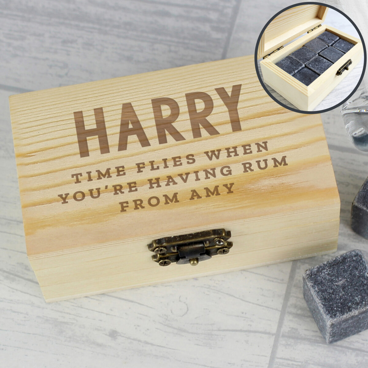 Personalised Free Text Cooling Stones - Image 2