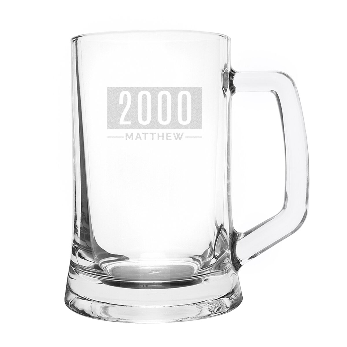 Personalised Name & Date Pint Stern Tankard - Image 4