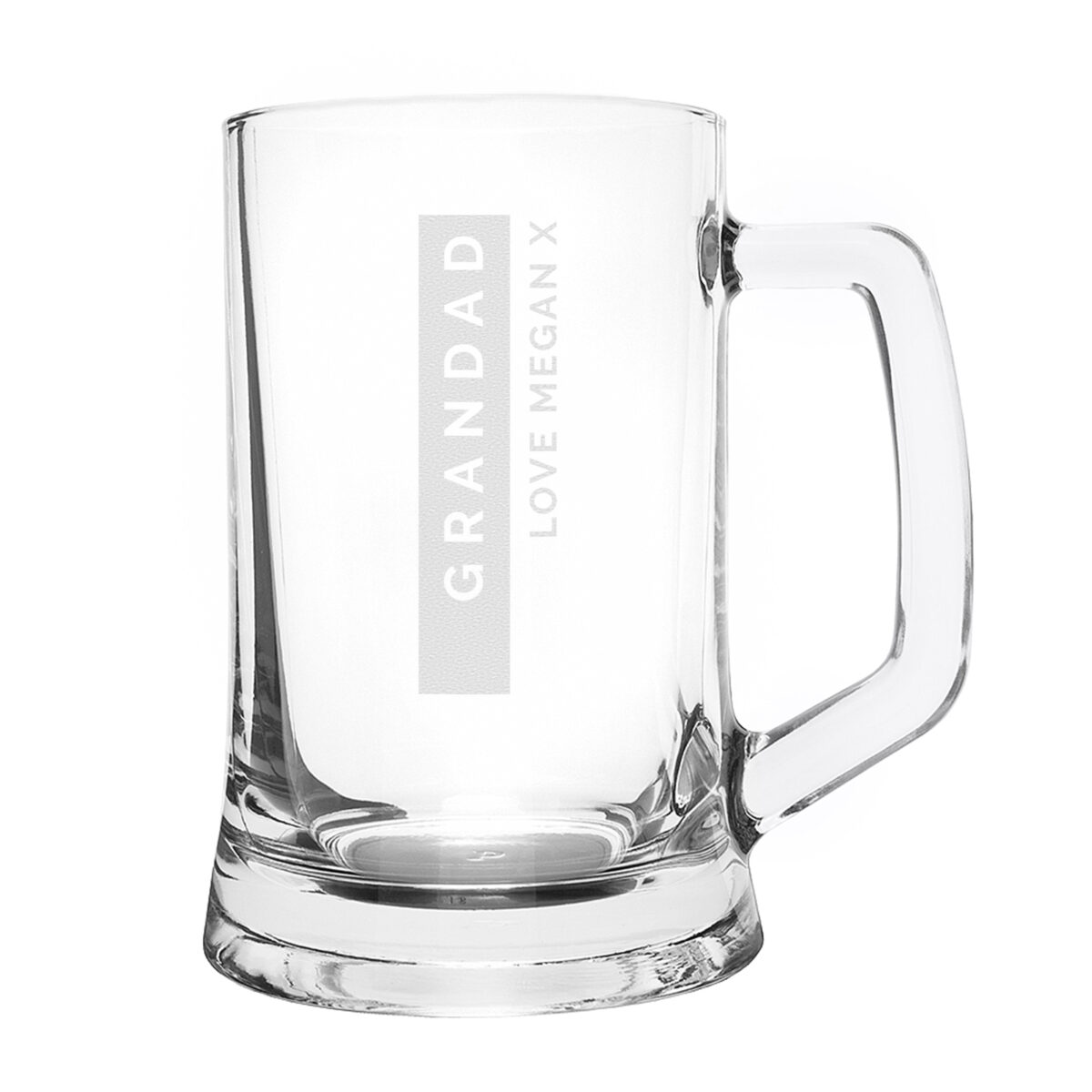 Personalised Free Text Stripe Pint Stern Tankard - Image 4