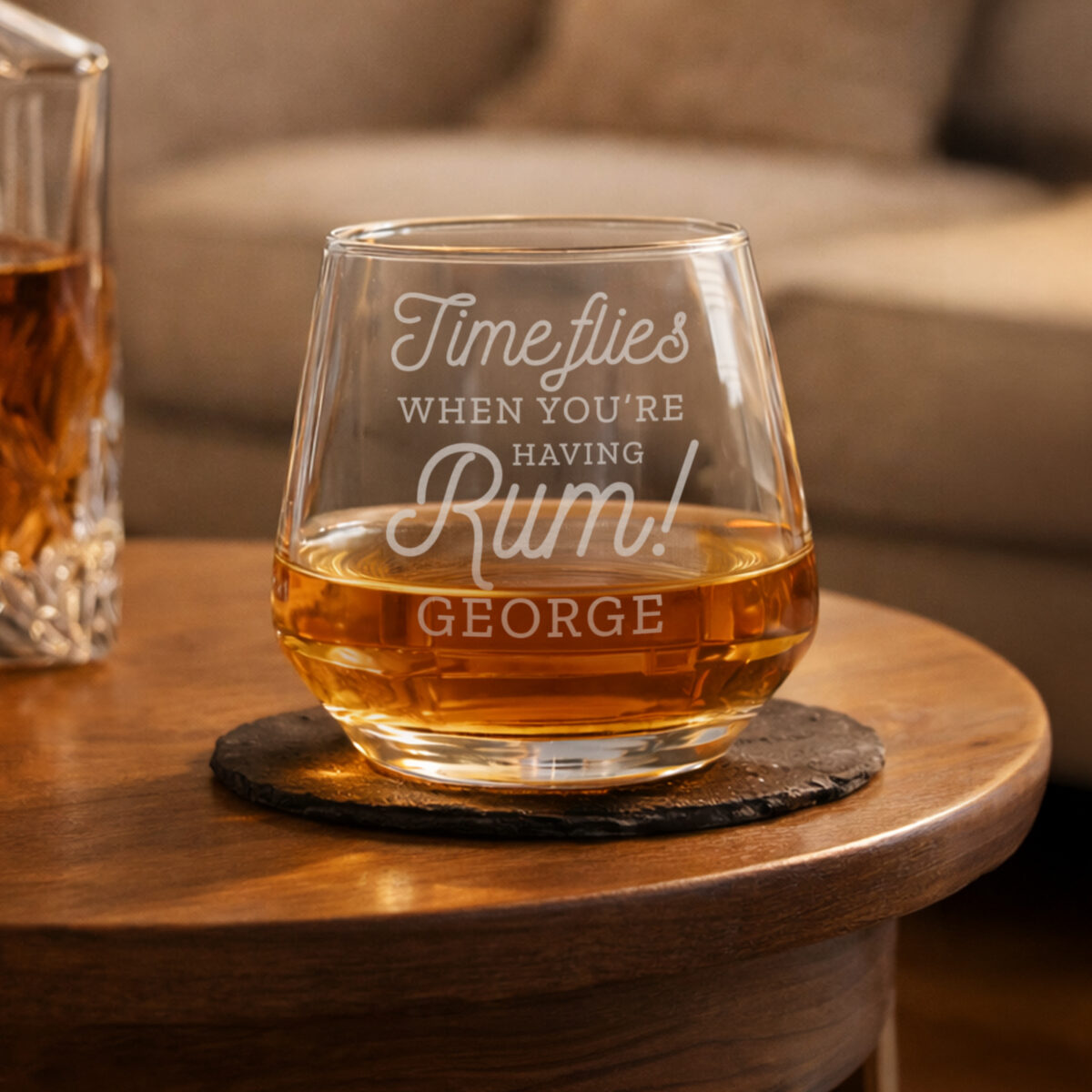 Personalised Time Flies When You're Having Rum Tumbler - Image 2
