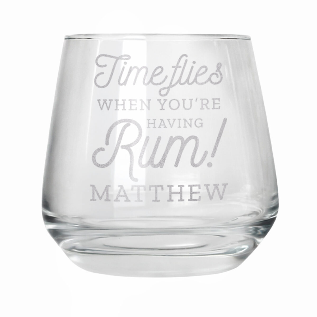 Personalised Time Flies When You're Having Rum Tumbler - Image 4