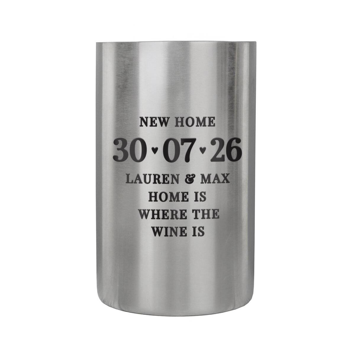 Personalised Big Date Wine Cooler - Image 3