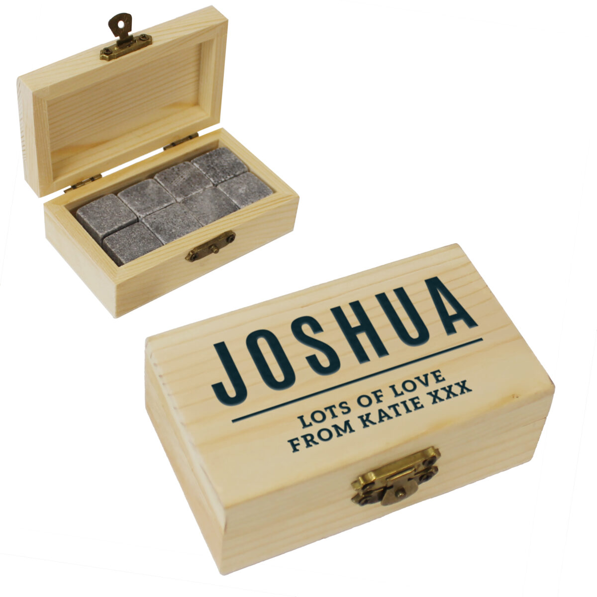 Personalised Free Text Whisky Stones - Image 4