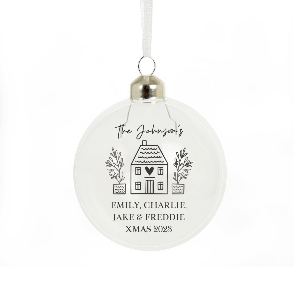 Personalised Home Glass Bauble - Image 4